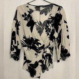 Zara Wrap Blouse